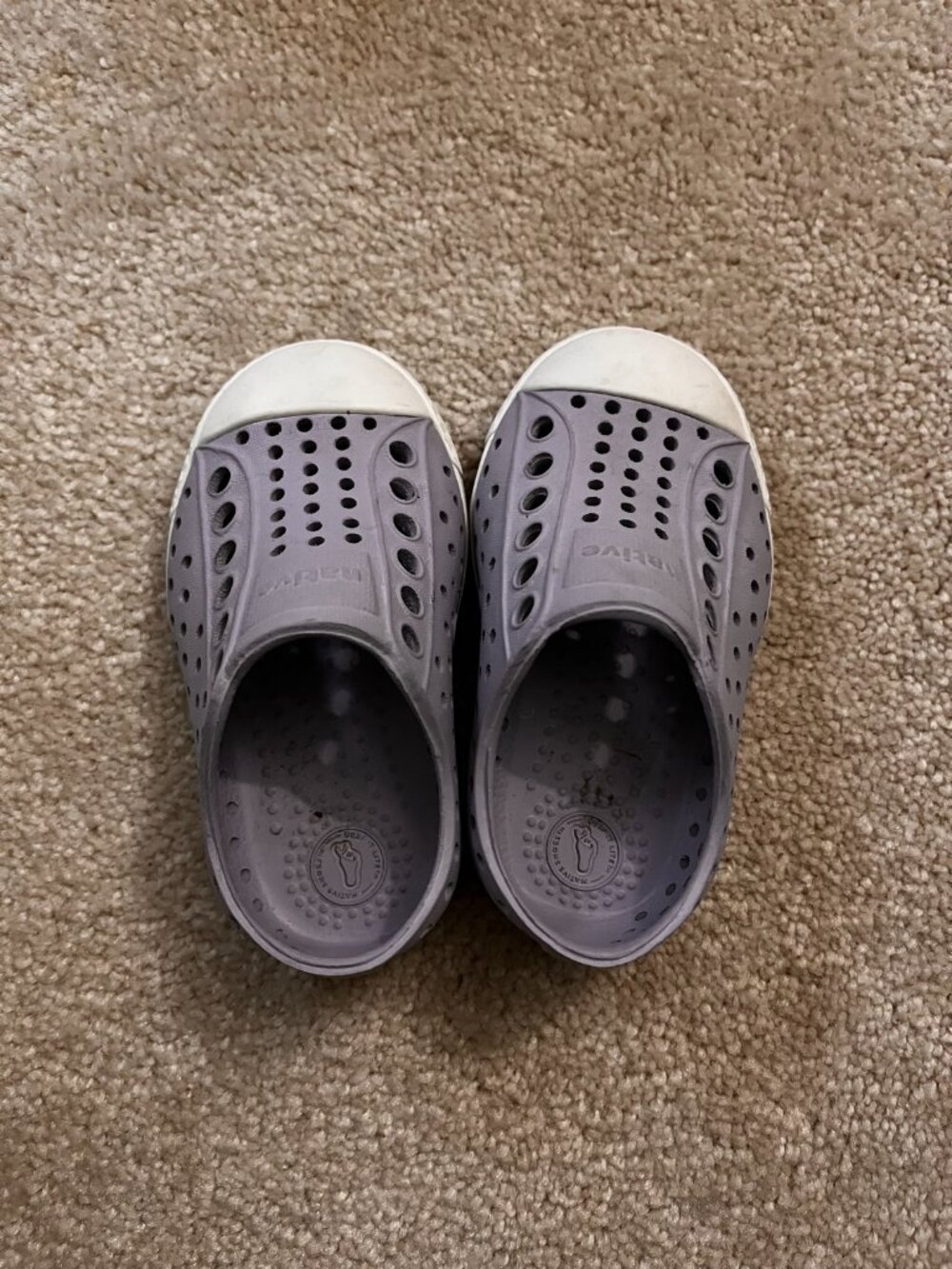 Native Shoes Jefferson Toddler 4C Dusty Purple Slip On Water Shoes